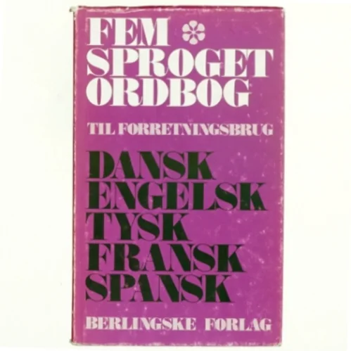 Femsproget ordbog til forretningsbrug (bog)