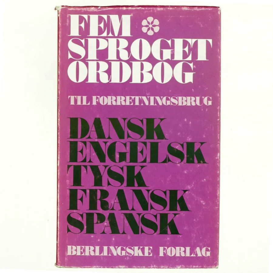 Femsproget ordbog til forretningsbrug (bog)