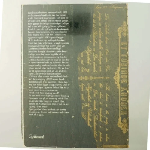 Søren Mørch: Det store bankkrak