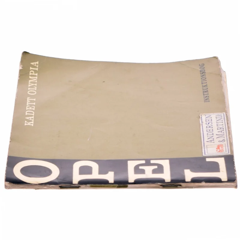 Kadett Olympis instruktionsbog (bog)