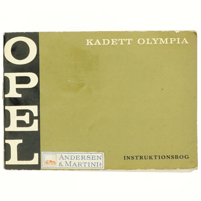 Kadett Olympis instruktionsbog (bog)