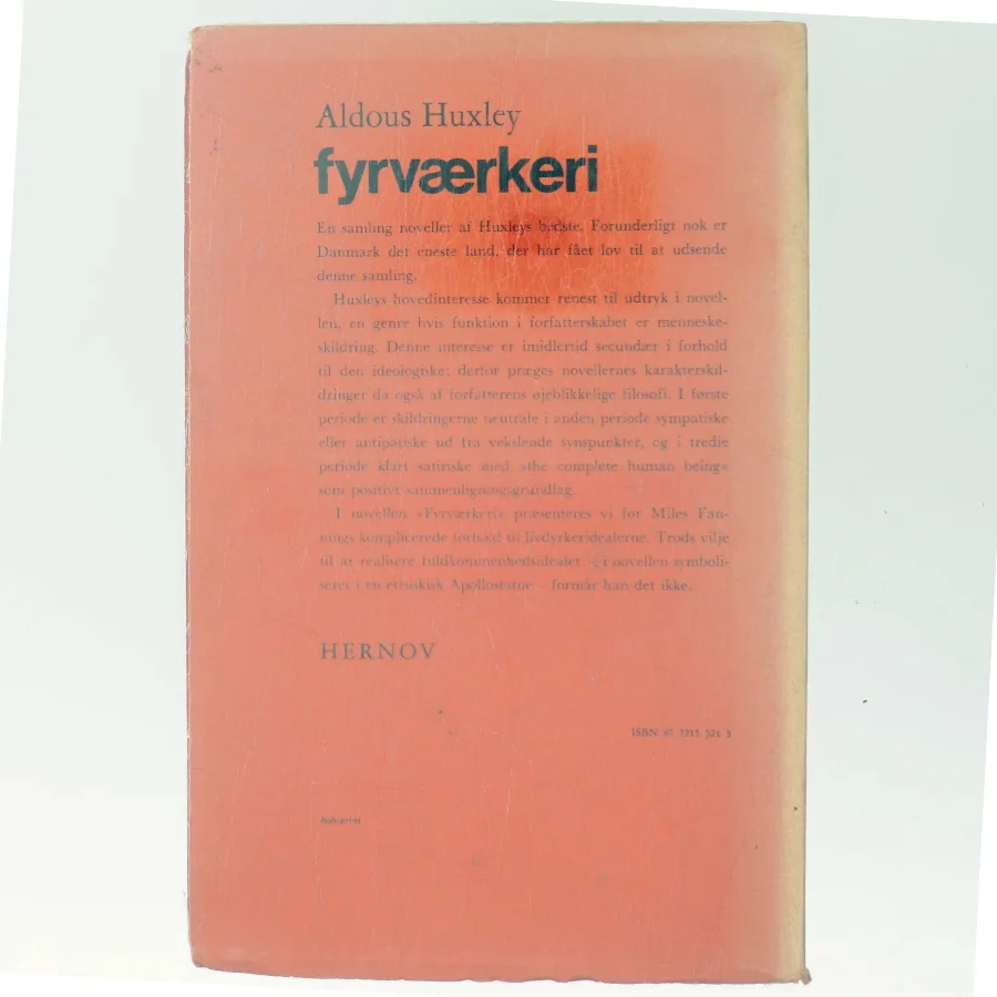 Fyrværkeri af Aldous Huxley (Bog)