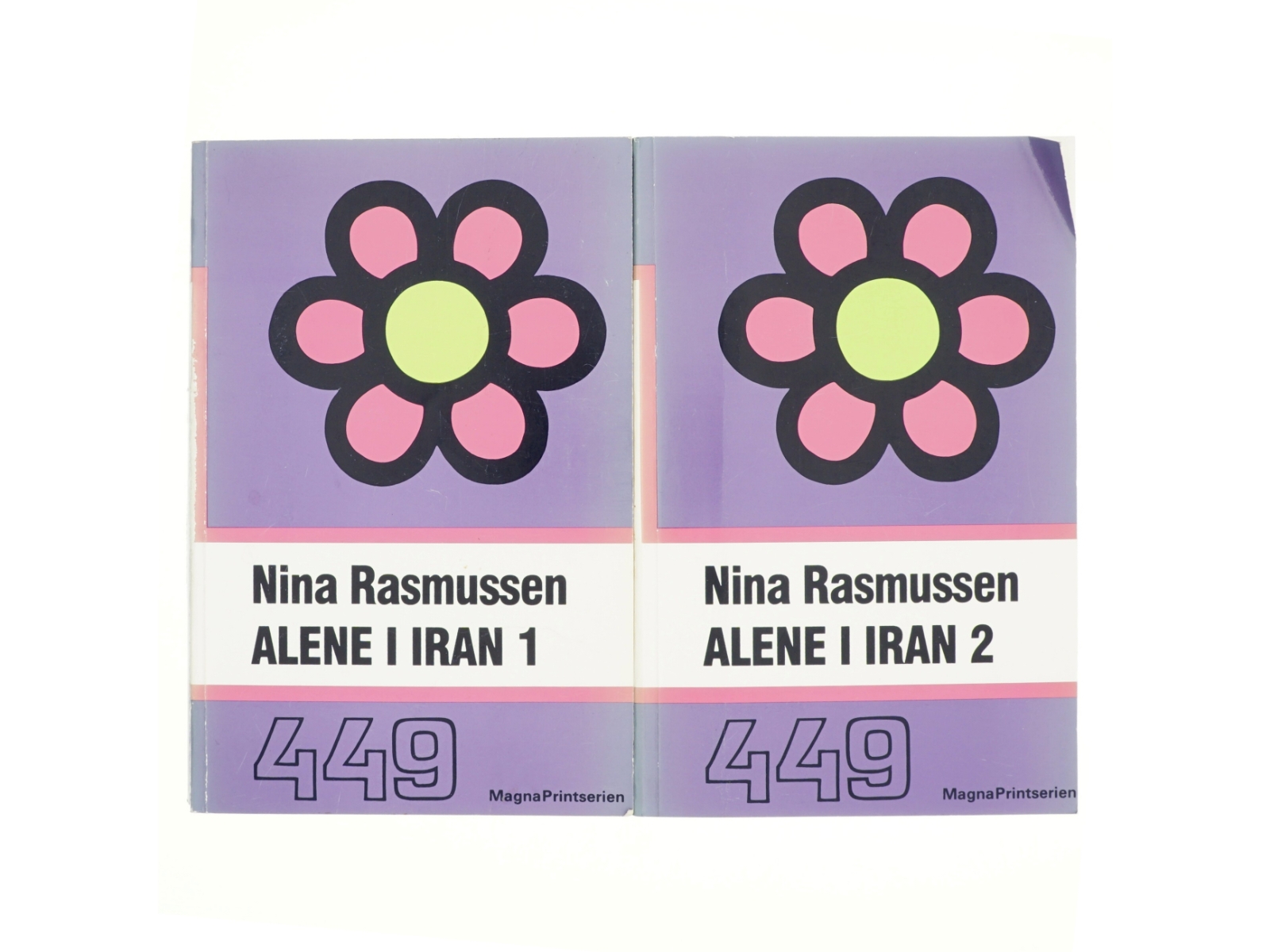 Alene i Iran 1-2 af Nina Rasmussen (bog)