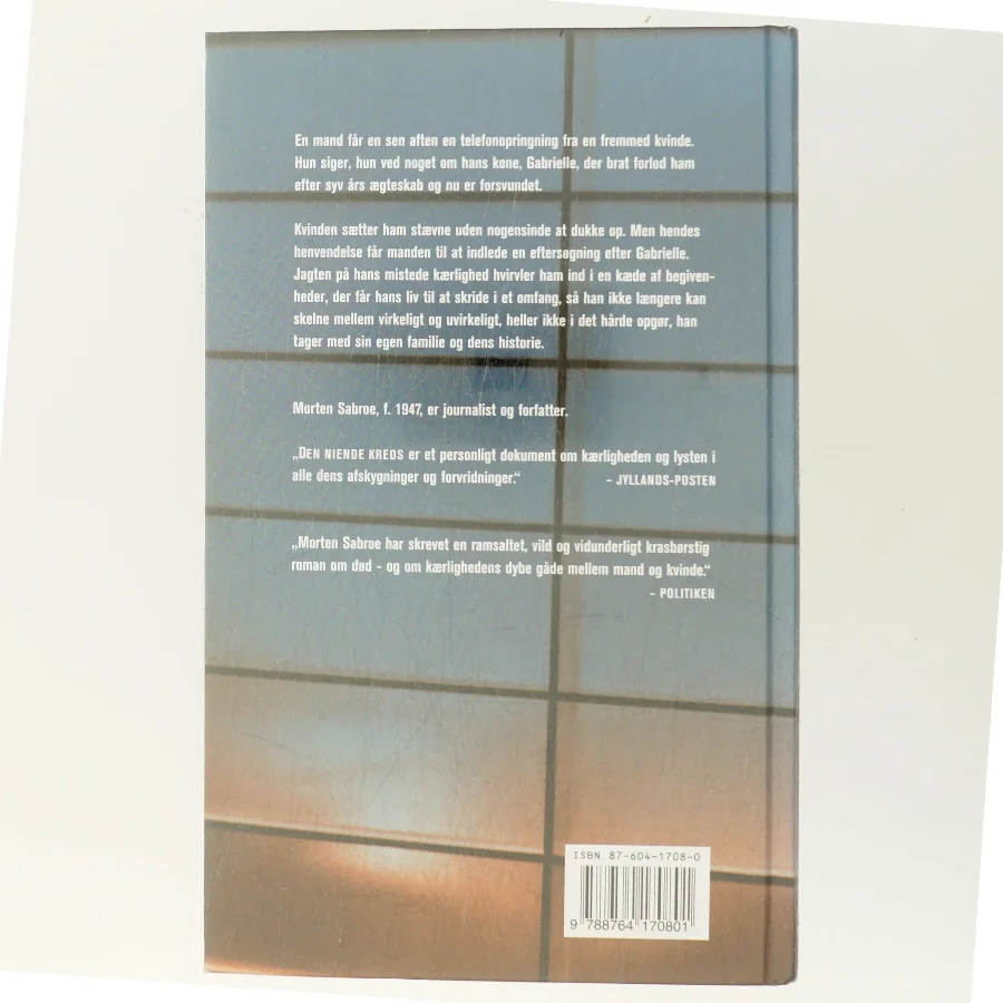 Den Niende Kreds af Morten Sabroe (Bog)