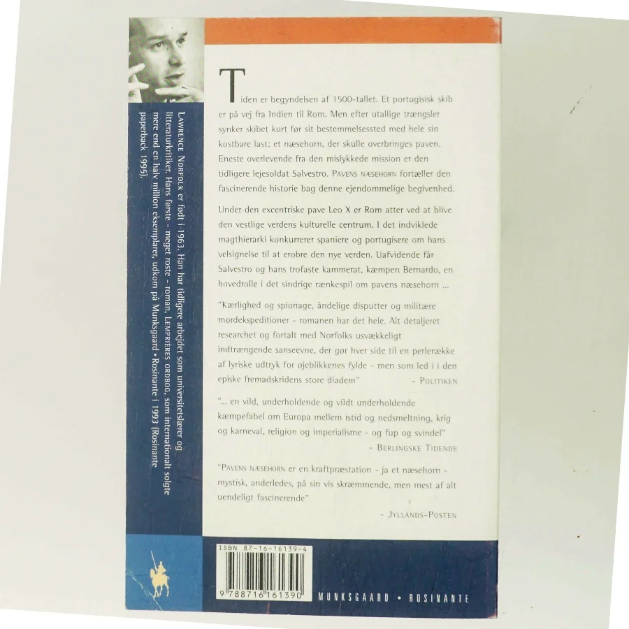 Pavens næsehorn af Lawrence Norfolk (Bog)