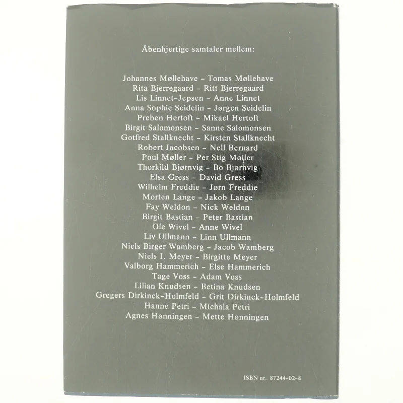 Dialog mellem to generationer af Ninka (bog)