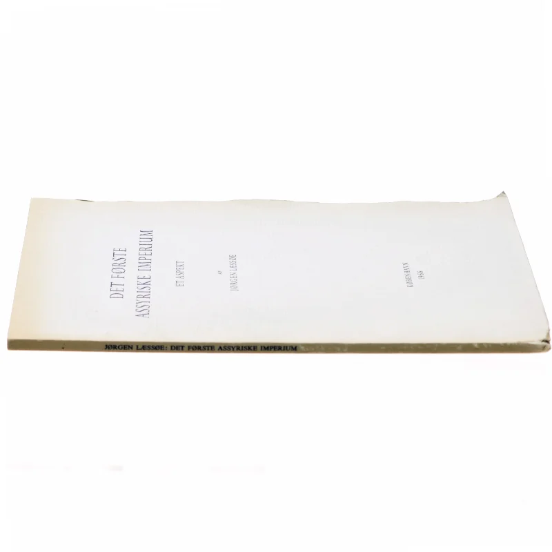 Det første assyriske imperium af Jørgen Læssøe (bog)