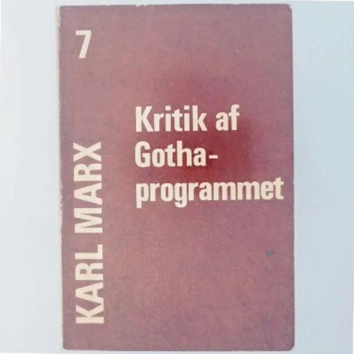 Karl Marx: Kritik af Gothaprogrammet