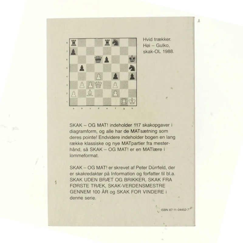 Skak - og mat! af Peter Dürrfeld (bog)