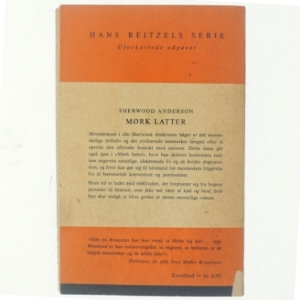 Mørk latter af Sherwood Anderson (bog)
