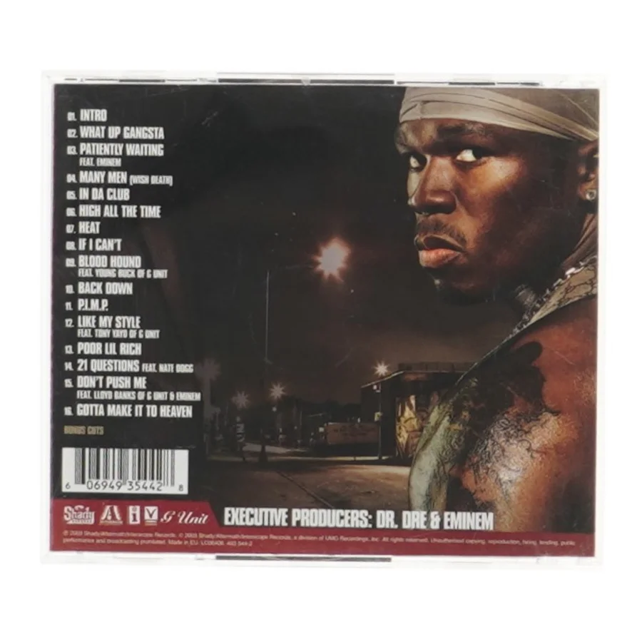 50 Cent - Get Rich or Die Tryin' CD fra 50 Cent