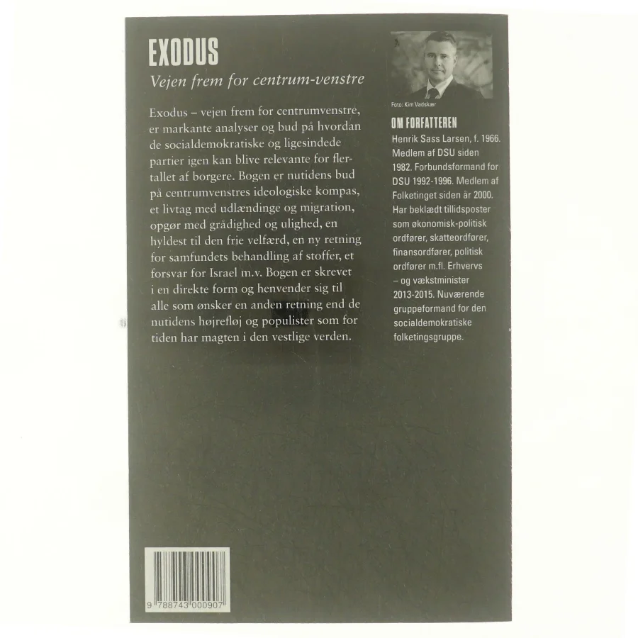 Exodus. Vejen frem for centrum-venstre af Henrik Sass Larsen (bog)