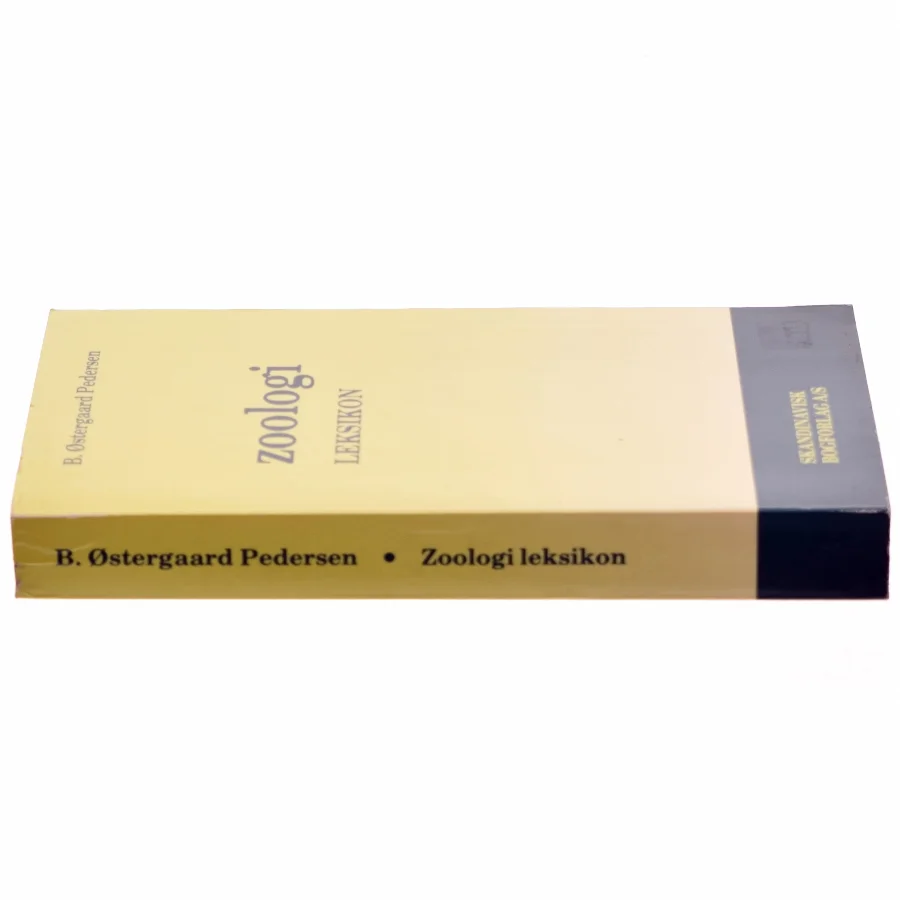 Zoologi Leksikon af B. Østergaard Pedersen (Bog)