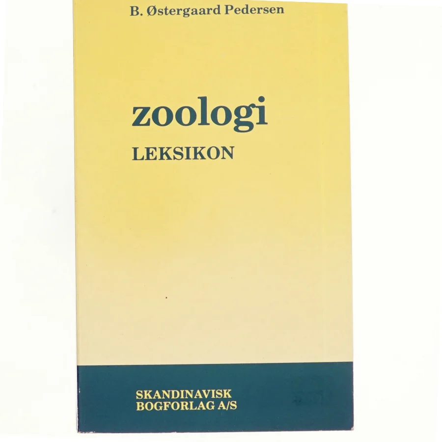 Zoologi Leksikon af B. Østergaard Pedersen (Bog)