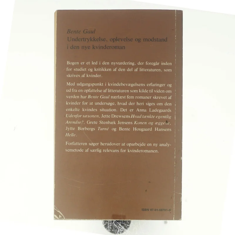 Undertrykkelse, oplevelse og modstand i den nye kvinderoman af Bente Gaul (bog)