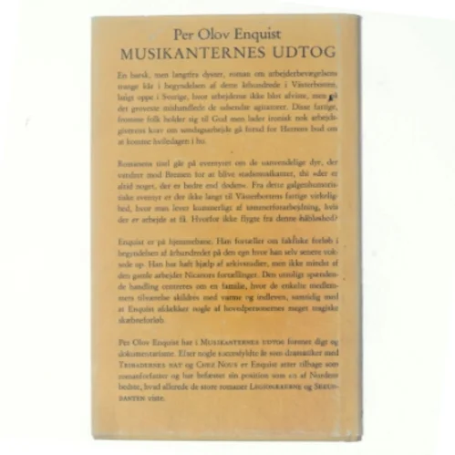 Musikanternes udtog af Per Olov Enquist (bog)