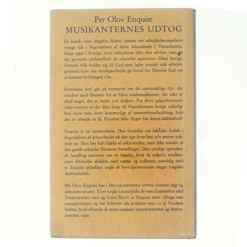 Musikanternes udtog af Per Olov Enquist (bog)