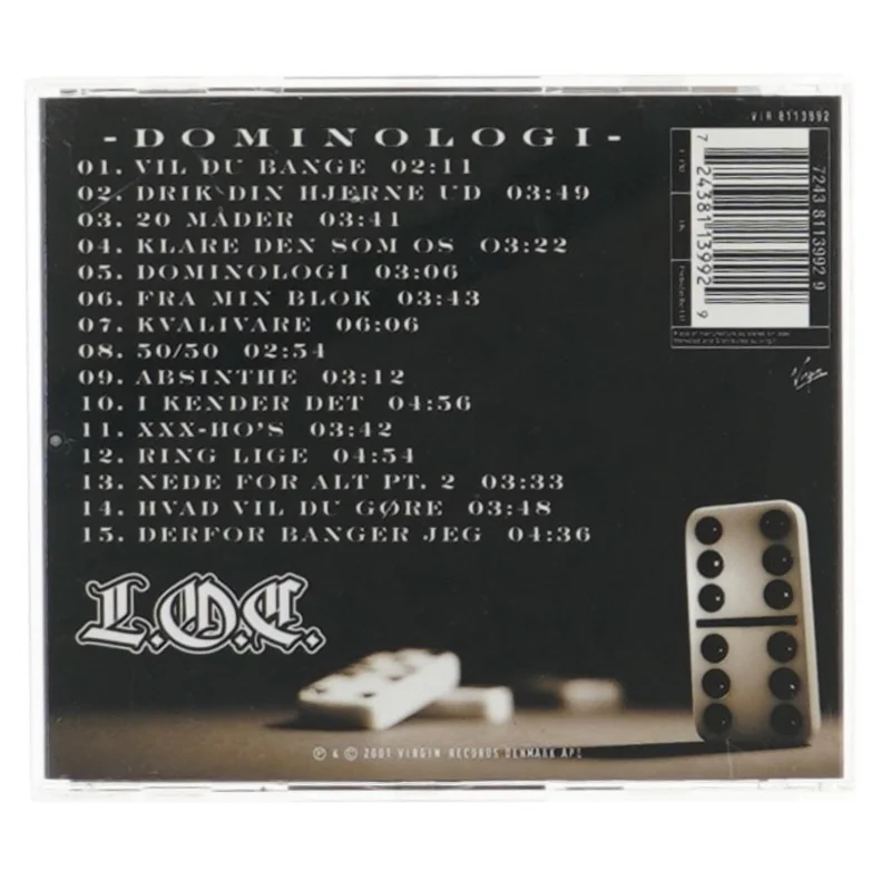 L.O.C. Dominologi CD fra L.O.C.