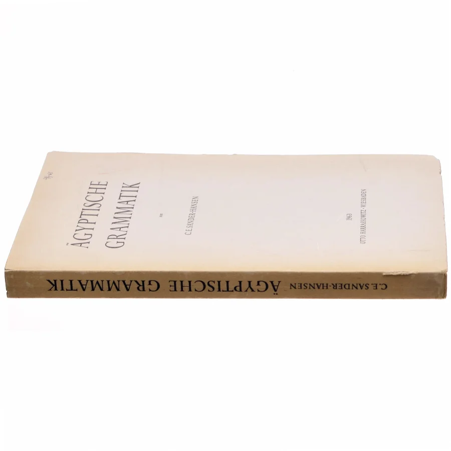 Ägyptische Grammatik af C.E. Sander-Hansen (bog)