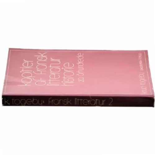 Kapitler af fransk litteraturhistorie af Knud Togeby (bog)