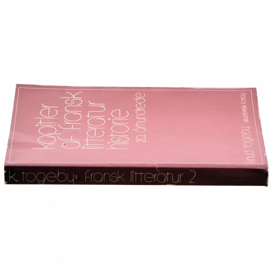 Kapitler af fransk litteraturhistorie af Knud Togeby (bog)