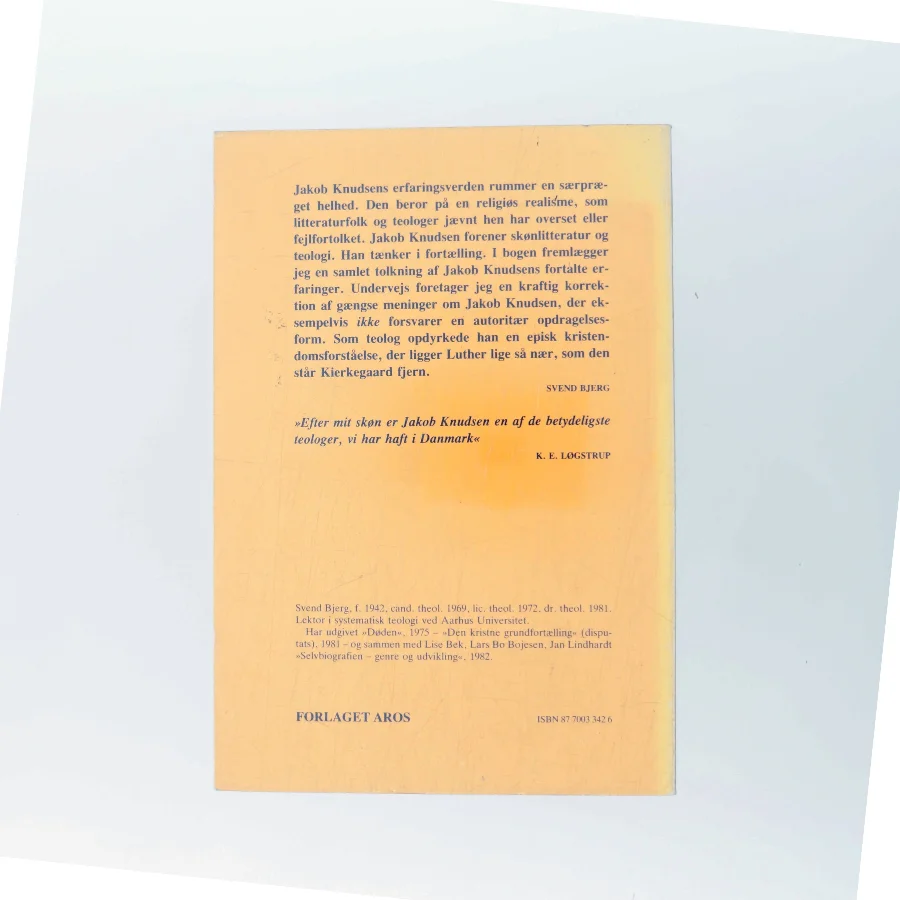 JAKOB KNUDSEN af Svend Bjerg (Bog)