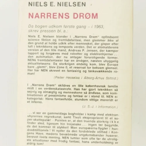Narrens Drøm af Niels E. Nielsen (Bog)