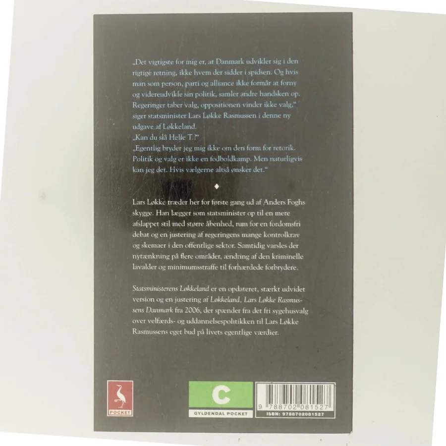 Statsministerens Løkkeland (Bog)