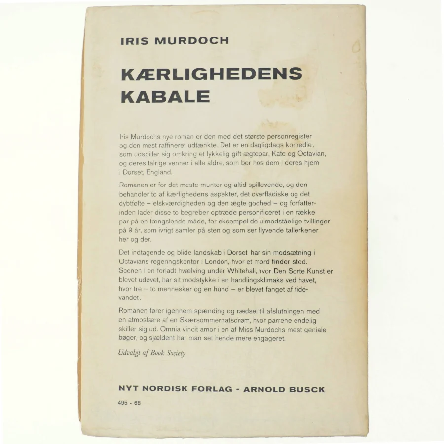 Kærlighedens kabale af Iris Murdoch (bog)