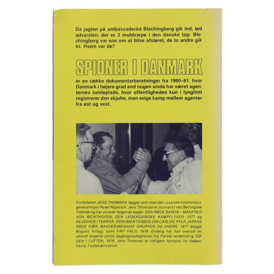 Jens Thomsen: Spioner i Danmark