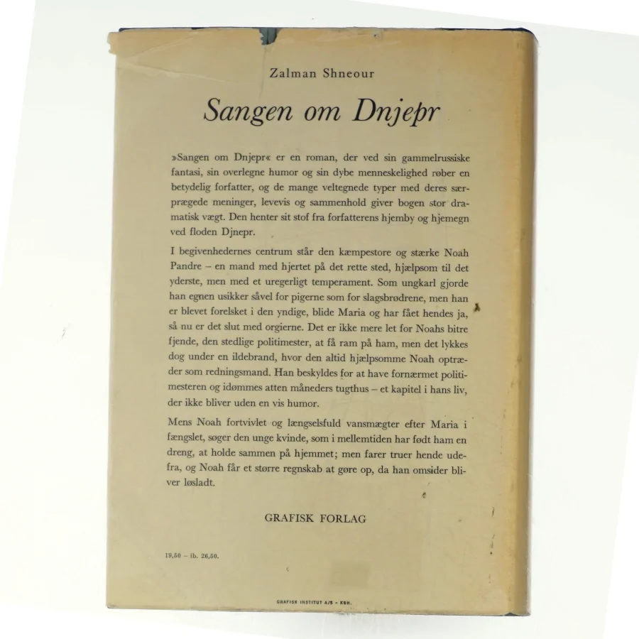 Sangen om Dnjepr Zalman Shneour (Bog)