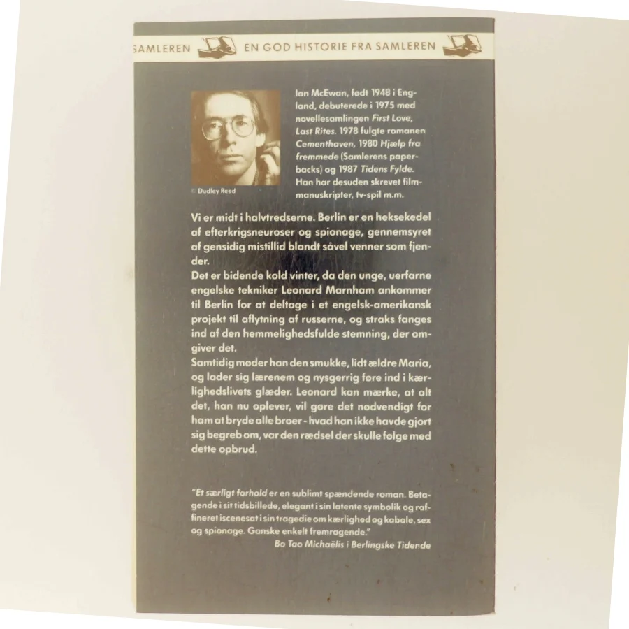 Et særligt forhold af Ian McEwan (Bog)