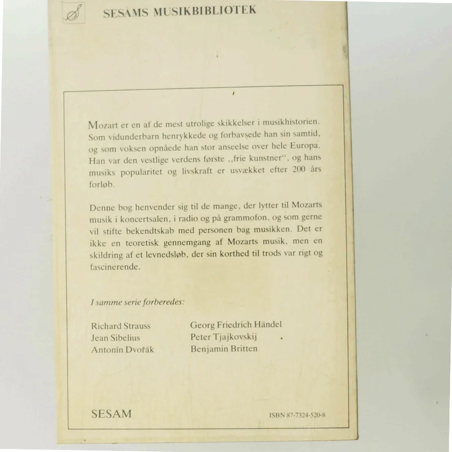 Mozart af Inger Sørensen (Bog)