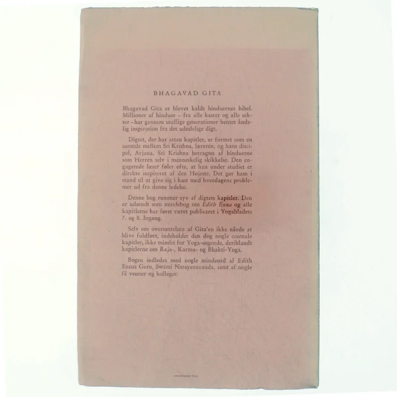 Bhagavadgita. Syv kapitler (bog)