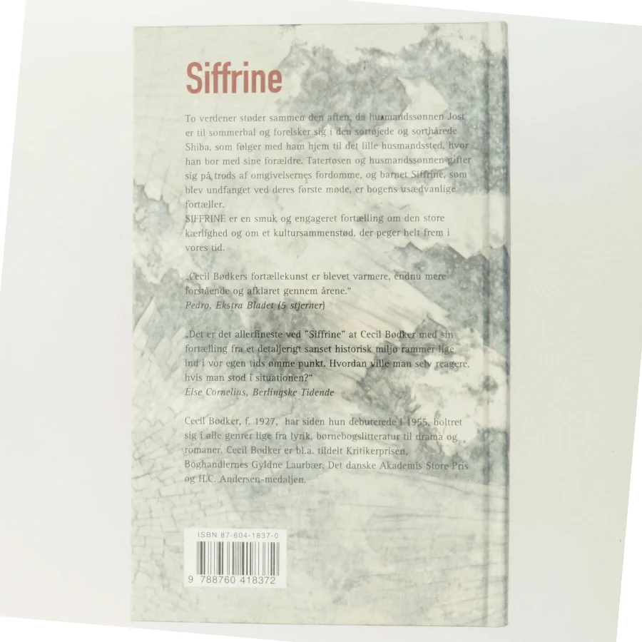 Siffrine af Cecil Bødker (Bog)