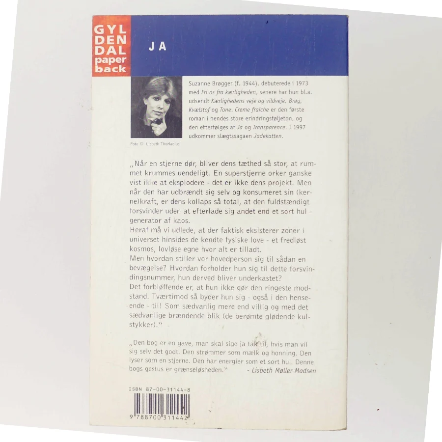Ja af Suzanne Brøgger (Bog)