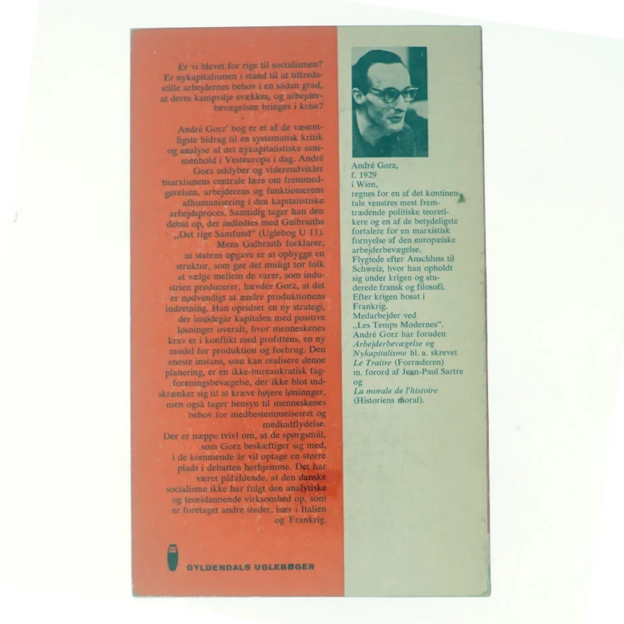 Arbejderbevægelse og nykapitalisme af Andre Gorz (bog)