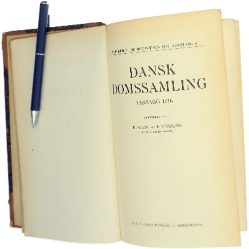 Dansk Domssamling af R. Gram (Bog)