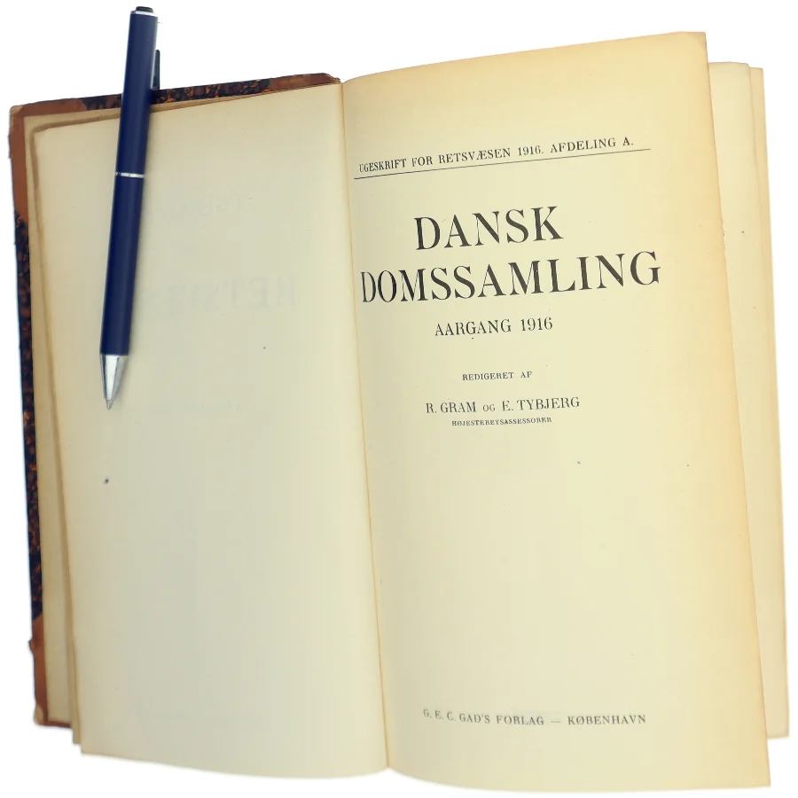 Dansk Domssamling af R. Gram (Bog)