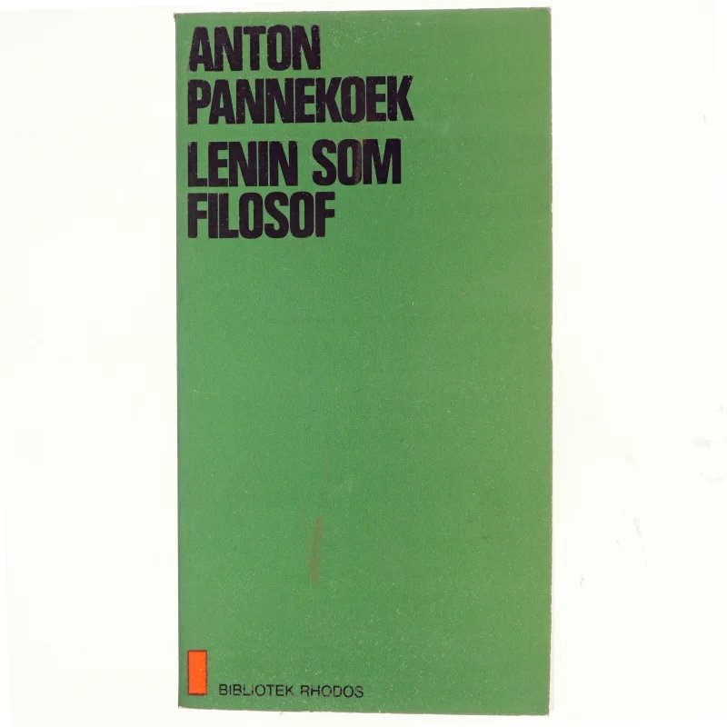 Lenin som filosof af Anton Pannekoek (bog)