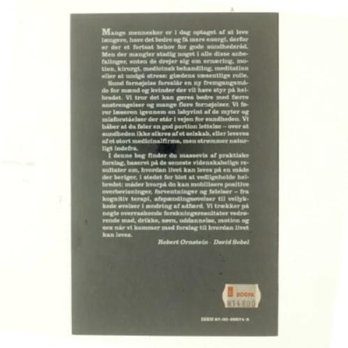 Sund fornøjelse af Robert Ornstein & David Sobel (bog)