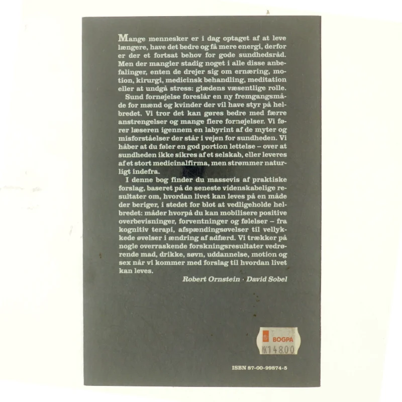 Sund fornøjelse af Robert Ornstein & David Sobel (bog)