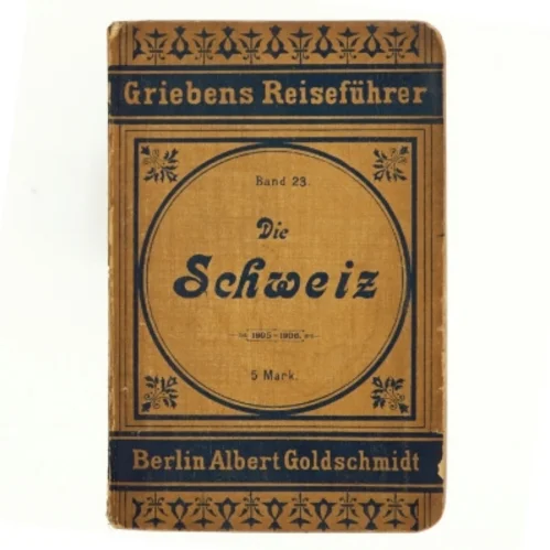Die Schweiz. Griebens Reiseführer Band 23 (bog)