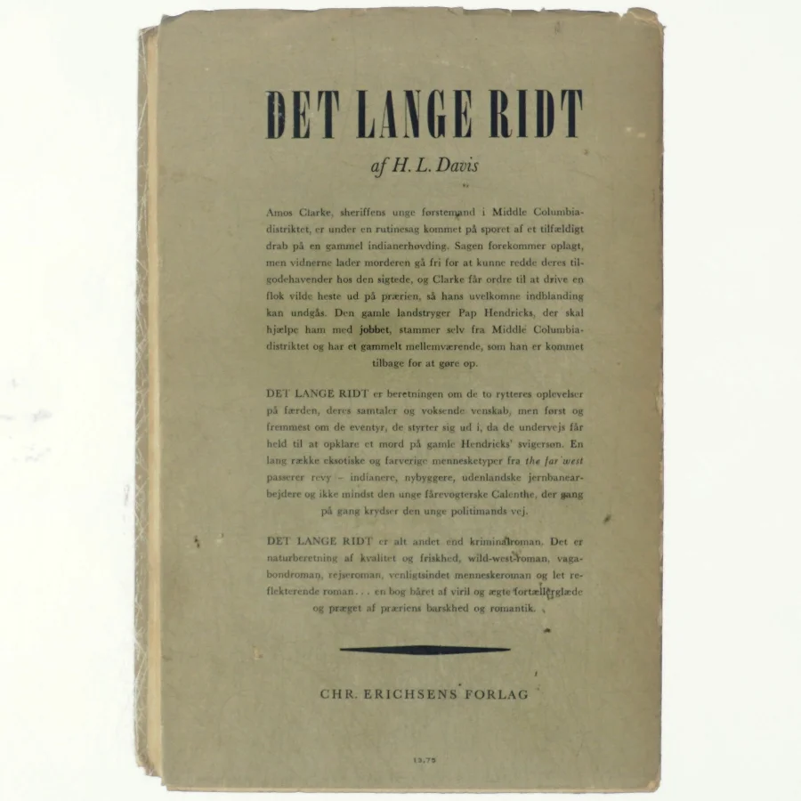 Det lange ridt af H.L. Davis (bog)