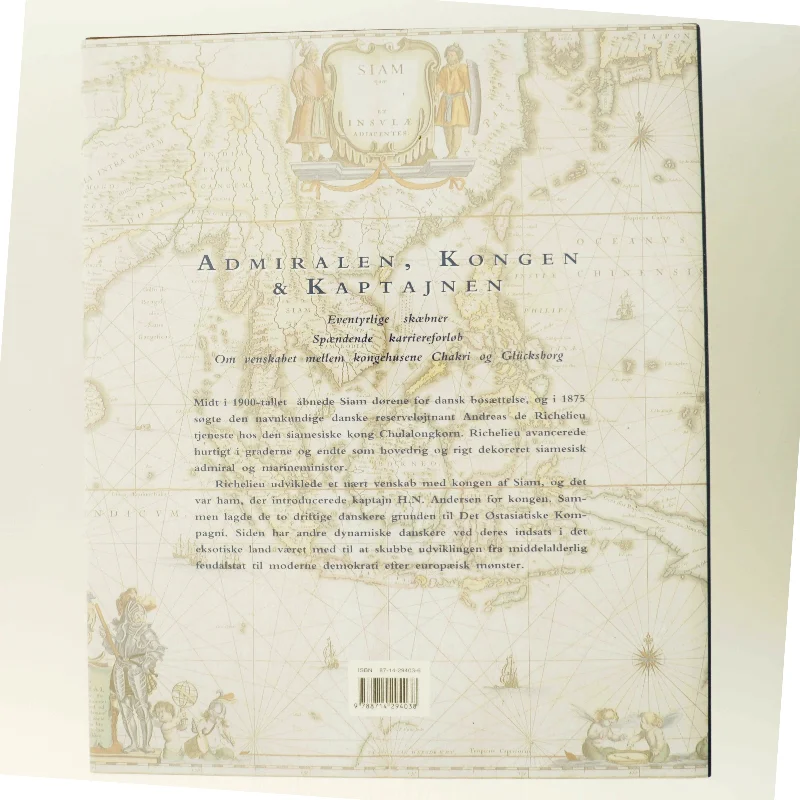Admiralen, kongen & kaptajnen : danskere i elefanternes rige af A. Eggers-Lura (Bog)