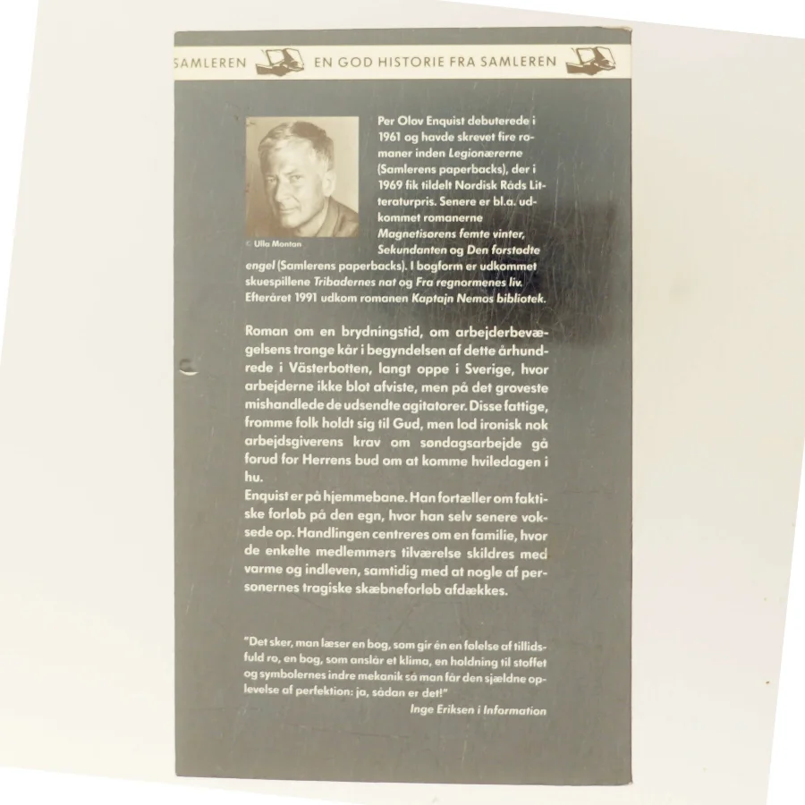 Musikanternes Udtog af Per Olov Enquist (Bog)