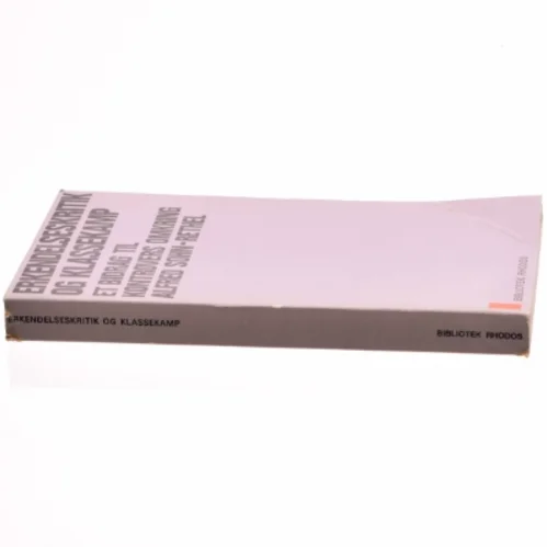 Erkendelseskritik og klassekamp af Alfred Sohn-Rethel (bog)