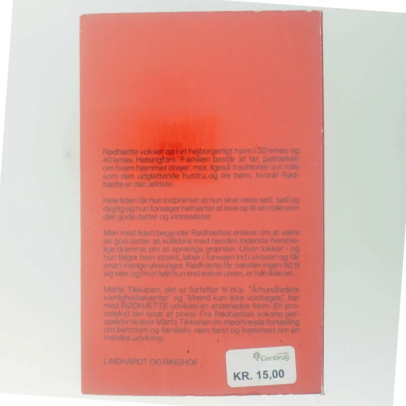 Rødhætte af Märta Tikkanen (Bog)
