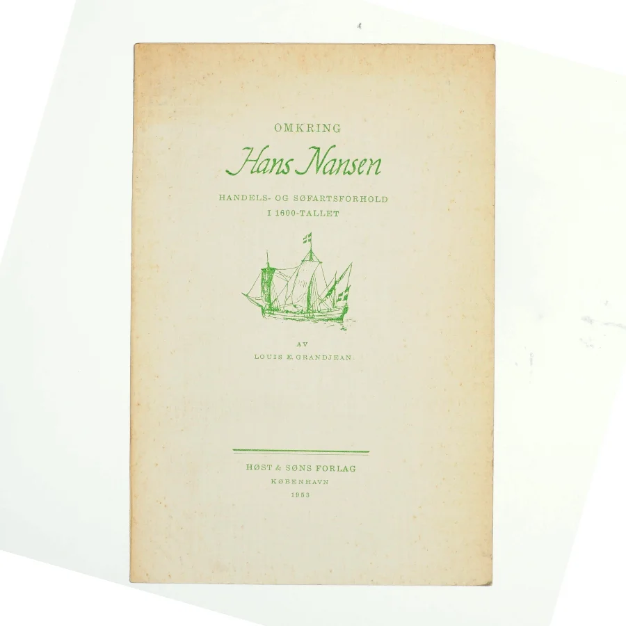 Omkring Hans Nansen af Louis E. Grandjean (bog)