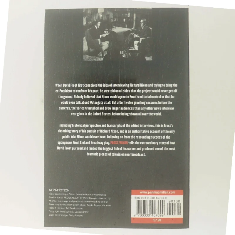 Frost/Nixon af David Frost (Bog)